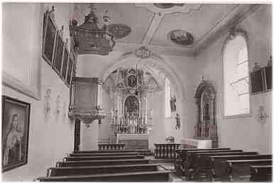 Inneres der thanner Pfarrkirche
